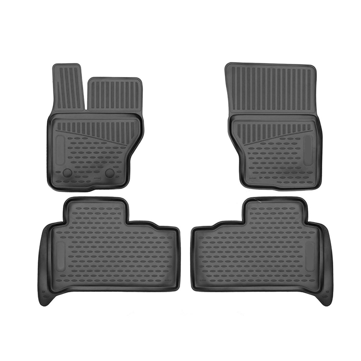 Land Rover Discovery V Floor Mats - Omac - Rubber TPE 4 Pcs - Black - 2016